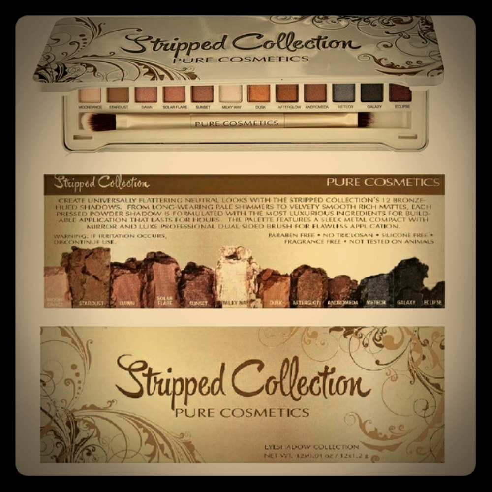 Pure Cosmetics Stripped Collection 12 color eyesha